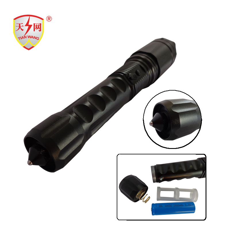 Zoomable Aluminum Electric Shock Stun Guns with Safety Hammer