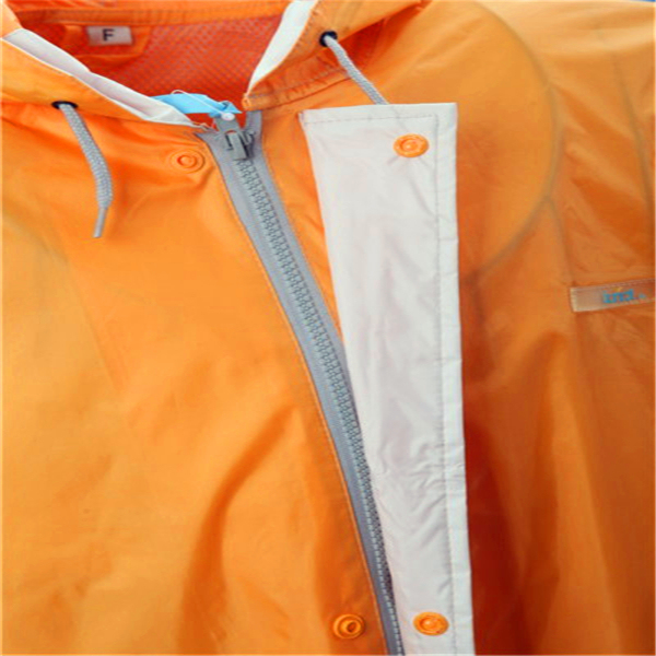 Transparent EVA Raincoat with Printing