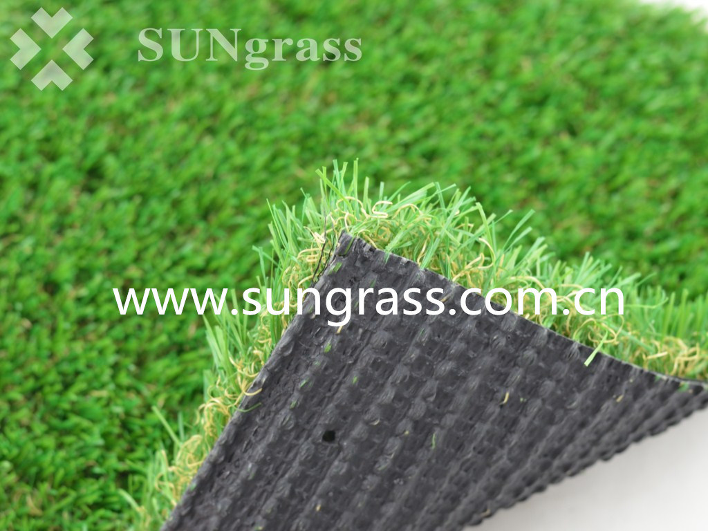 Four Color Synthetic Turf for Home Garden Artificial Grass with SGS Certified (SUNQ-HY00187)