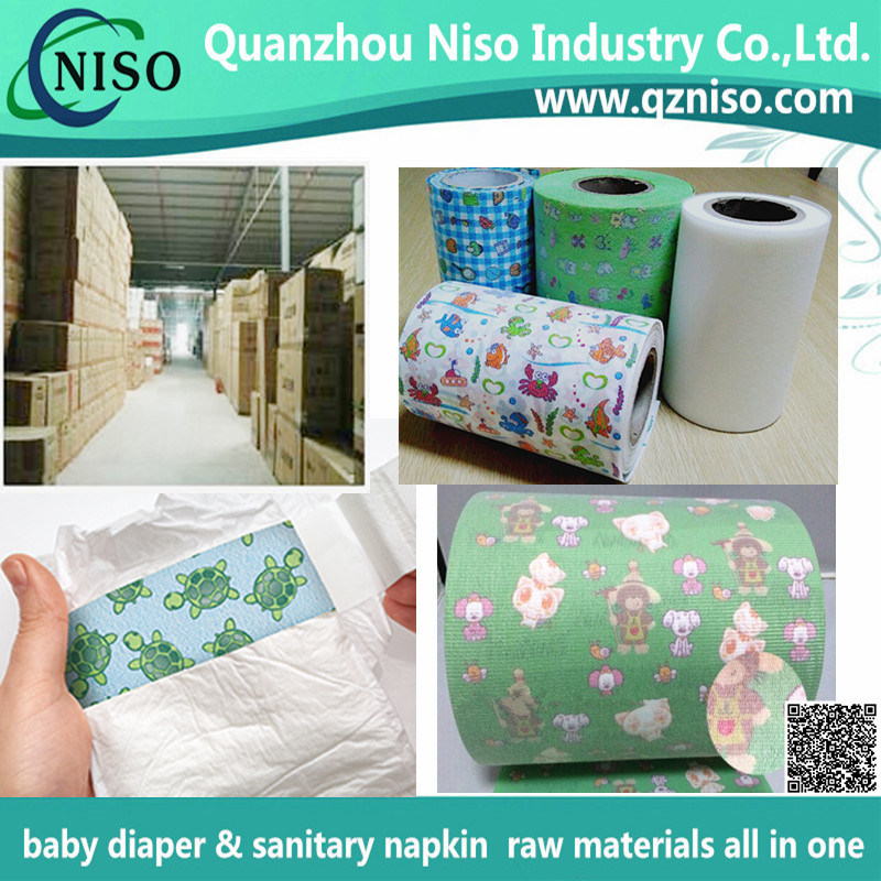 Disposable Diaper Raw Material PP Frontal Tape for Baby Diaper