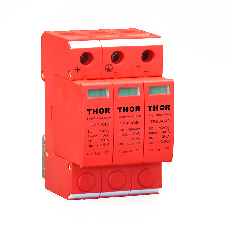 Solar PV Surge Protection 800V DC Surge Arrester Outdoor Surge Protector Device DC SPD