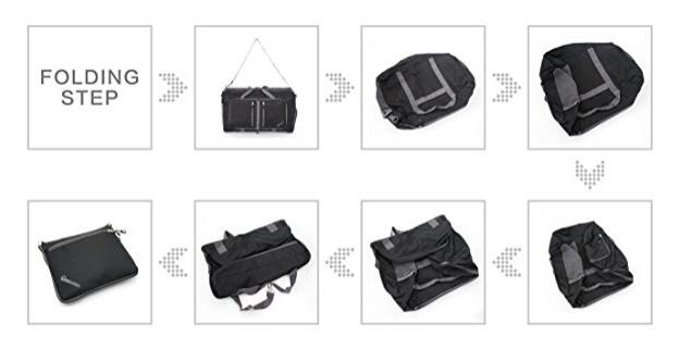 Low MOQ Best Price 600 Foldable Travel Duffle Bag Water