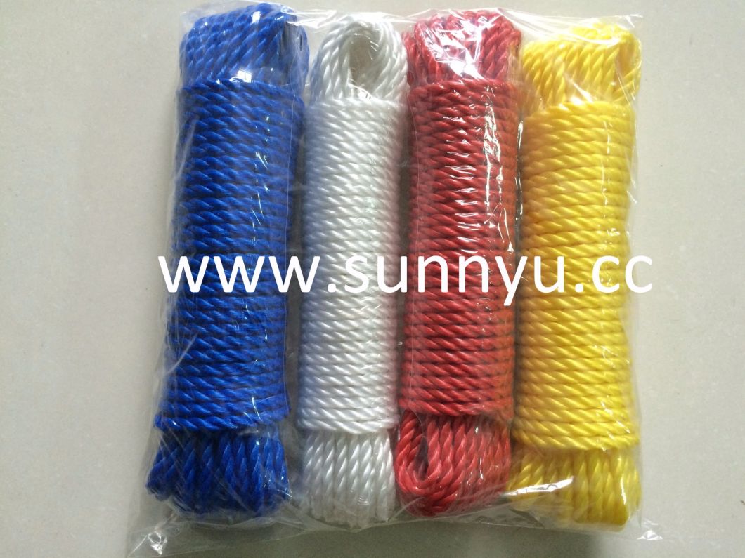 3 Strand Strong Polypropylene Twisted Rope