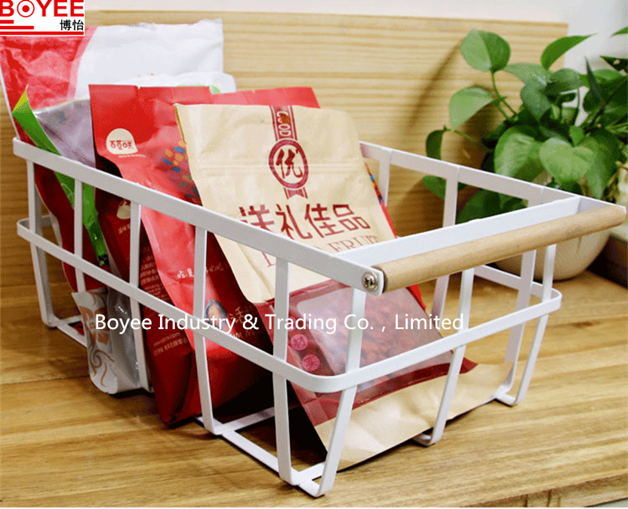 Home Door Hang Storage Metal Wire Rack Basket