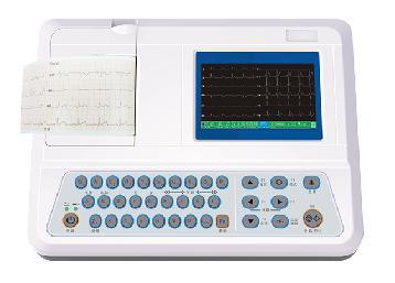 Hospital 3 Three Channel ECG Electrocardiograph Machine with Touch Screen, Blood Pressure Monitor