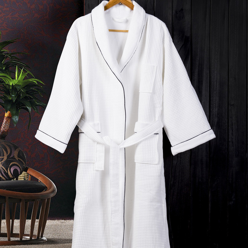 Women Dressing Gown 100% Pure Cotton White Terry Bath Robe