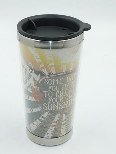 Travel Mug, Coffee Cup, Stainless Steel Mug (R-2013)