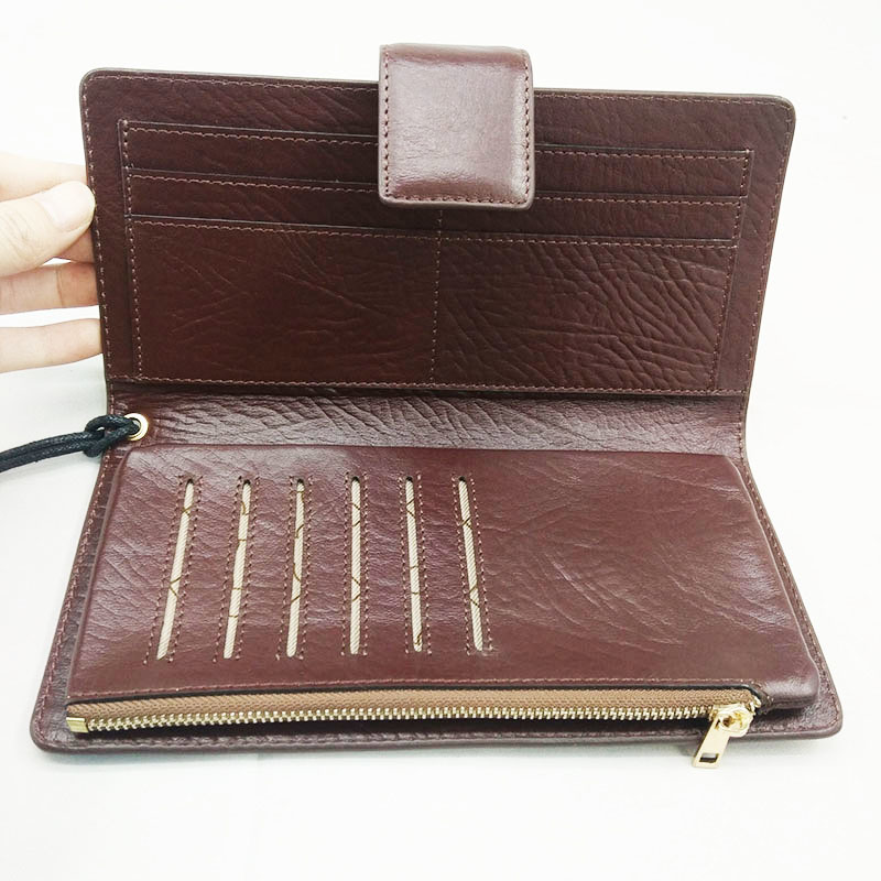 Yc-W027 High Quality Fashion Designer Genuine Leather Wallet for Women