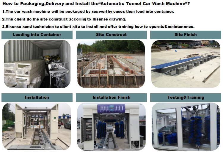 Tunnel Type Automatic Car Wash Machine