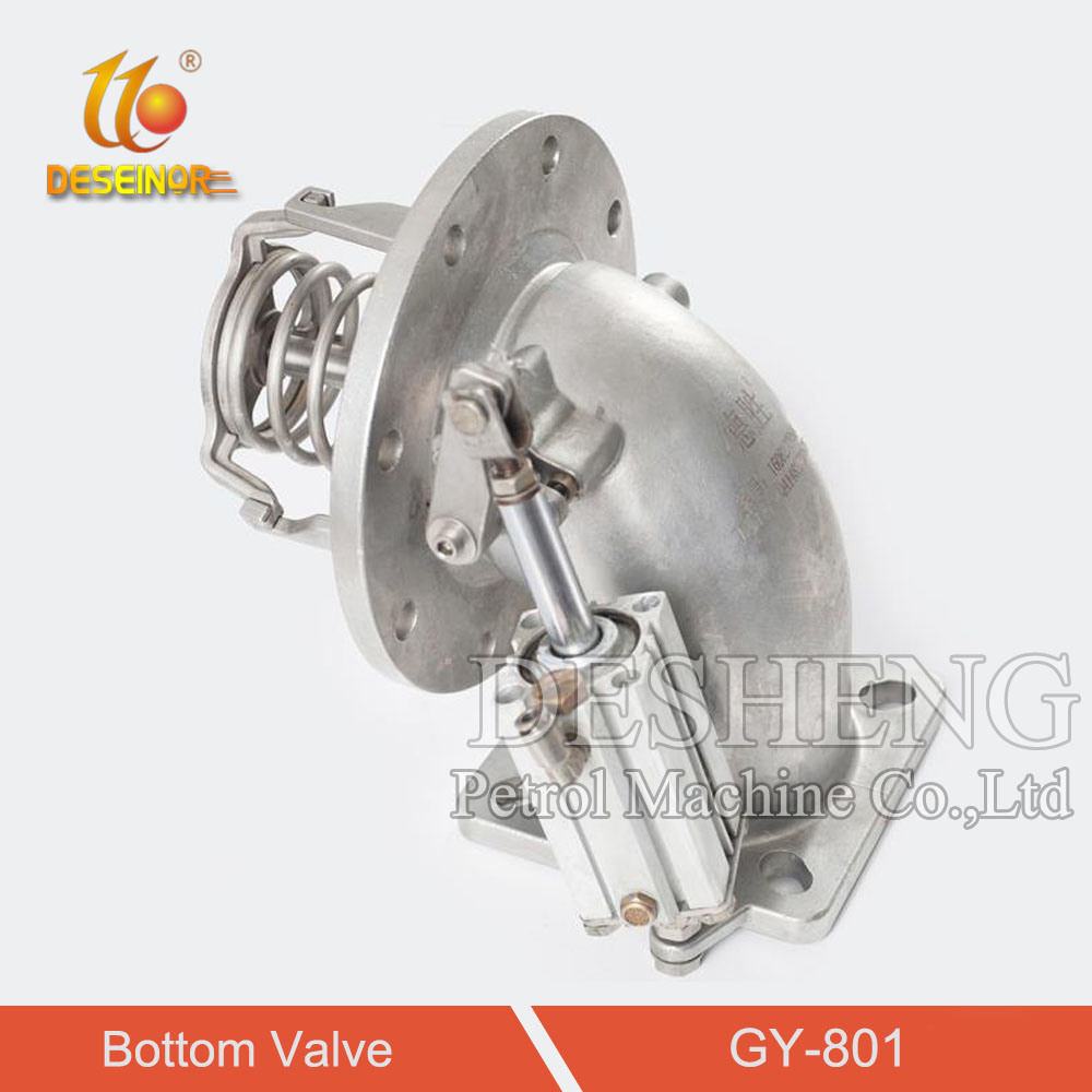 Mechanical Stainless Steel 4 Inch Bottom Valve