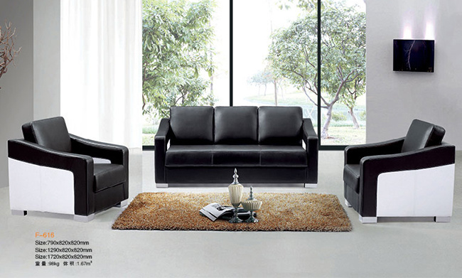 Factory Wholesale Price Office Living Room Furniture Sectional Leather Sofa