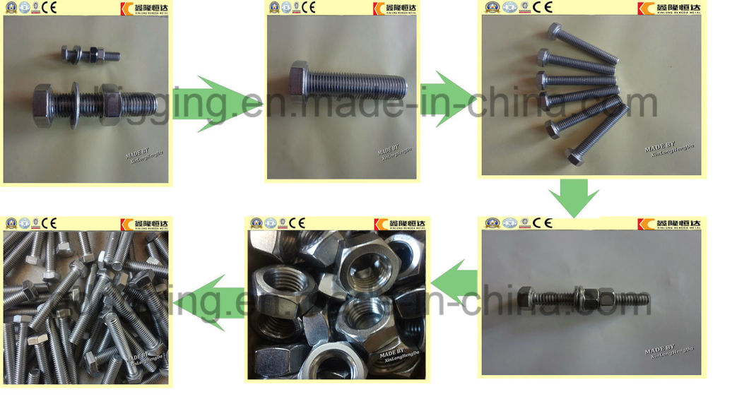 ASTM Zinc Yellow Heavy Hex Bolts