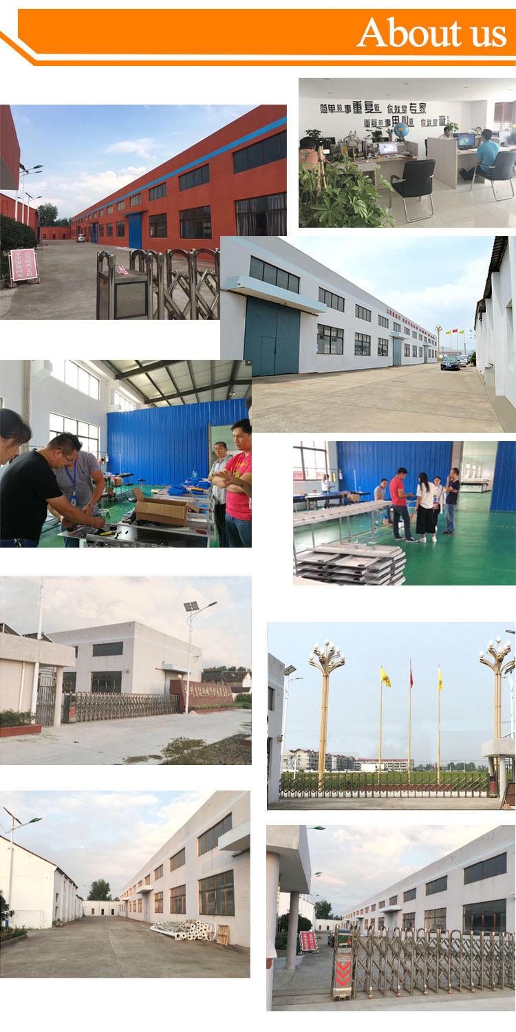 50W Outdoor Garden Solar LED Street Lighting