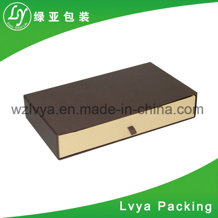 Custom Sample Design Slide Draw Cardboard Paper Jewelry Packaging Gift Box