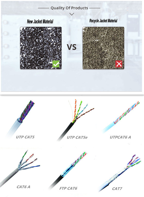 Moisture-Proof FTP CAT6 Communication LAN Cable in Stock