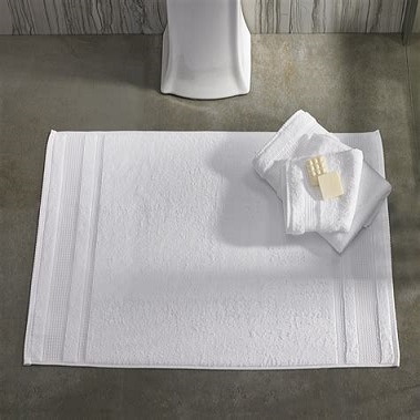 2018 New Sale 100% White Cotton Hotel Bath Mat (JRD243)