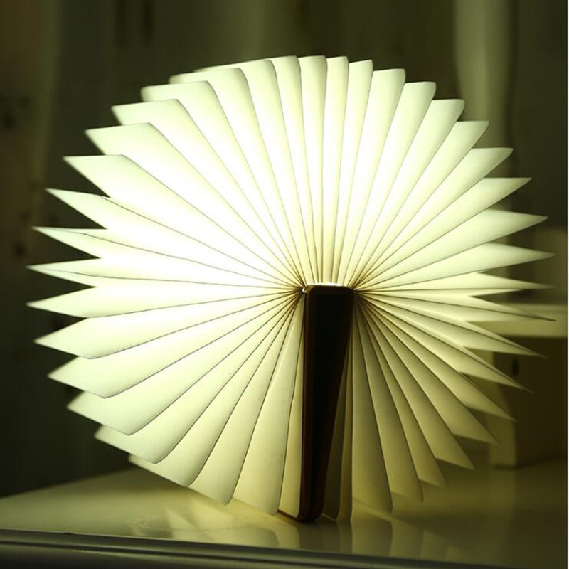 100% Environmental USB Foldable Decoration Light/LED Lumio Book Shaped Table Lamp