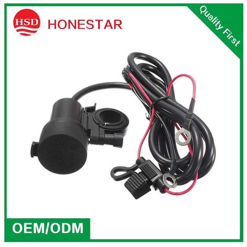 Newest USB 5V 3.1A Motorcycle Mobile Waterproof Dual USB Power Supply