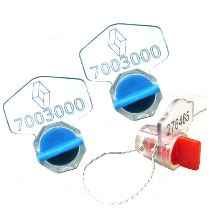 Transparent Body Meter Seal with Stainless Steel Sealing Wire (KD-604)