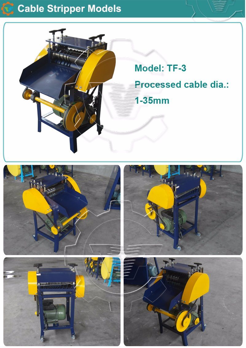 Copper Recycle Cable Stripper Wire Stripping Machine
