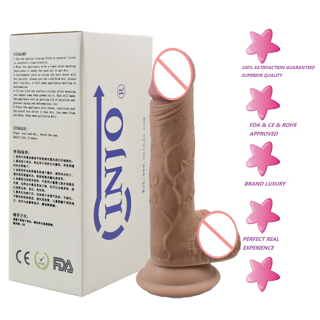 Silicone Dildo for Women Realistic Penis with Strong Suction Cup Lifelike Dongs Dick Sex Toys
