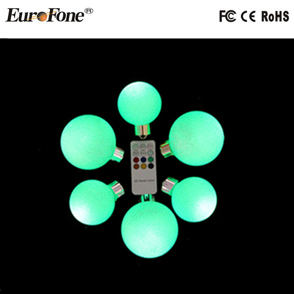 Multicolor Christmas LED Ball Light with Remote Control