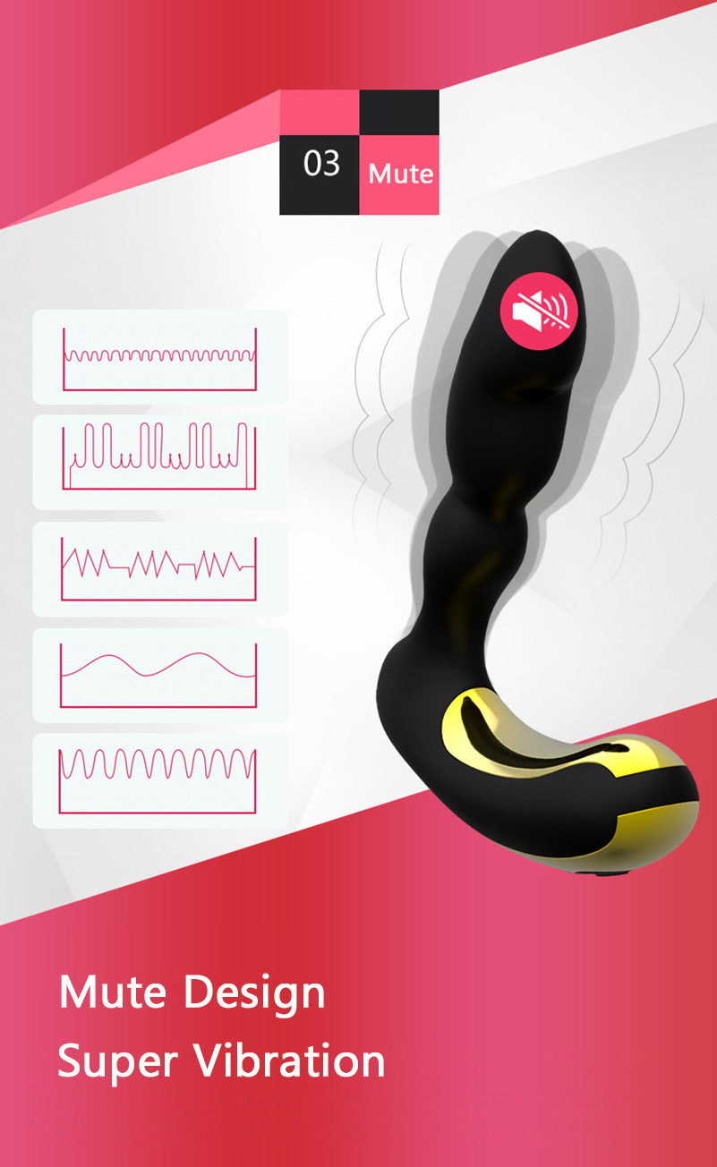 Prostate Massager Anal Sex Toys for Men Remote Control Prostate Massage Anal Butt Plug Sex Vibrator