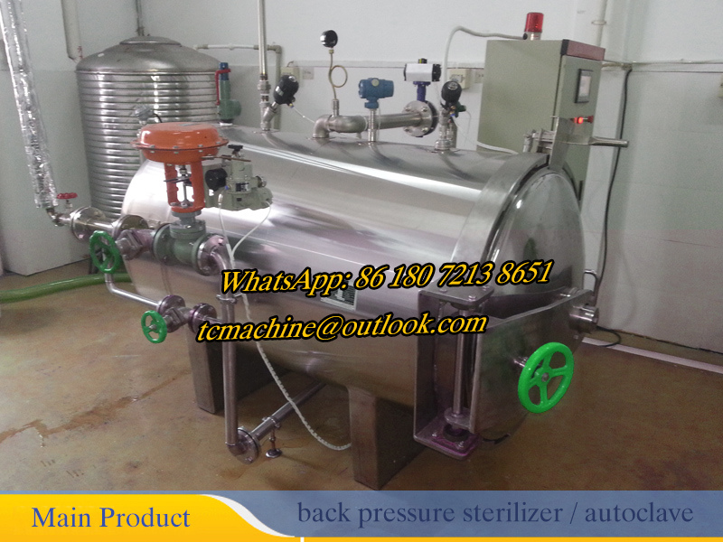 Water Batch Autoclave Sterilizer for Canned Food with 2 Sterilization Baskets