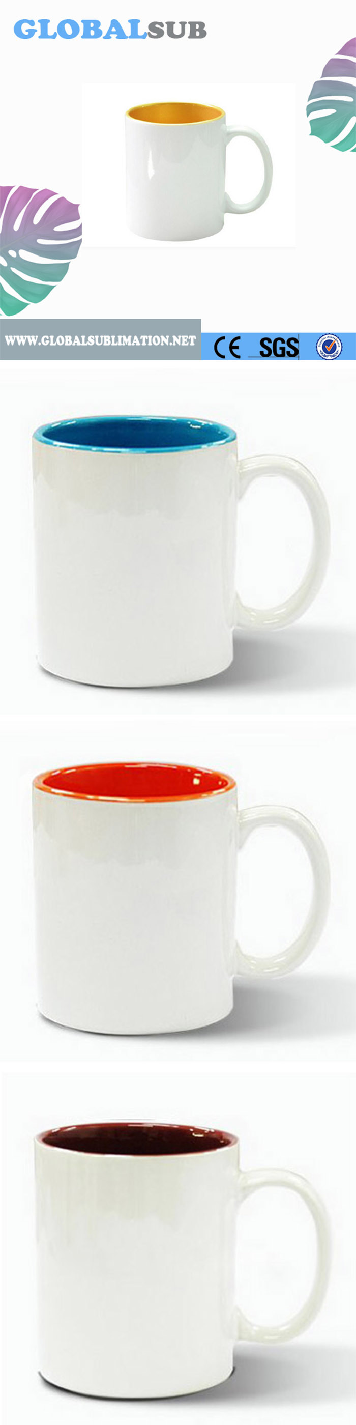 11oz Cosmetic Ceramic Coffee Mug