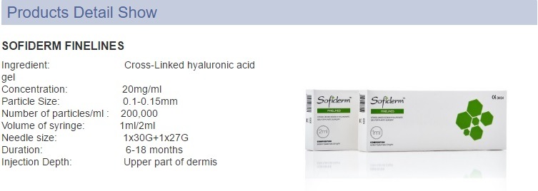 Hyaluronic Acid Injection Dermal Filler with CE (Derm Plus 1.0ml)