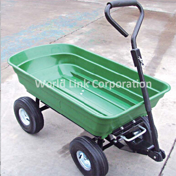 Nursery Cart with High Quality Low Price Plastic Garden Trolley