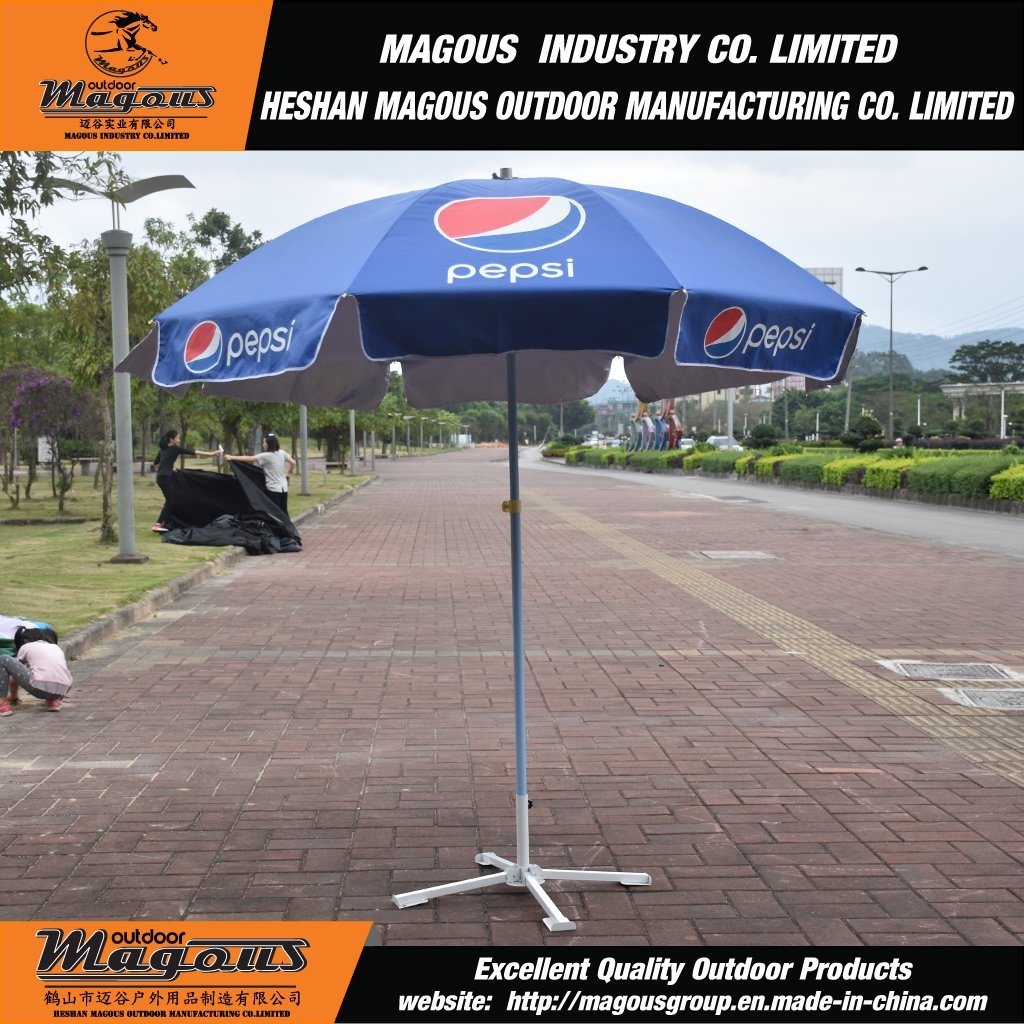 Steel Advertising Outdoor Sun Umbrella