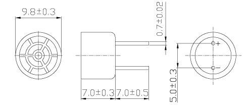 Light Weight Ultrasonic Distance Measuring Sensor