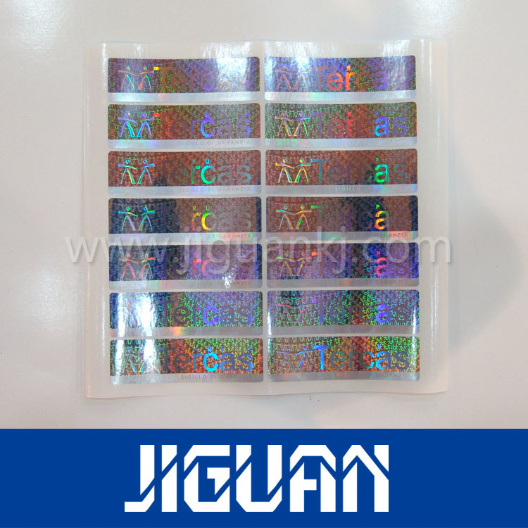 Silver Void 3D Hologram Stickers, Void Security Hologram Seals