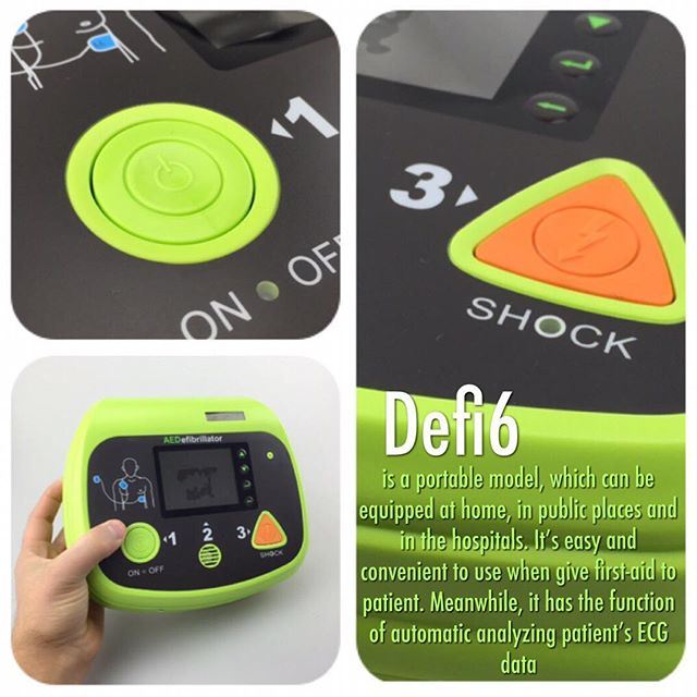 Meditech Aed Portable Defibrillator with Screen & ECG