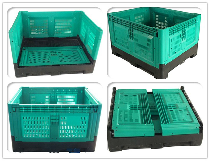 Cheap High Quality Plastic Container Foldable for Warehouse Storage
