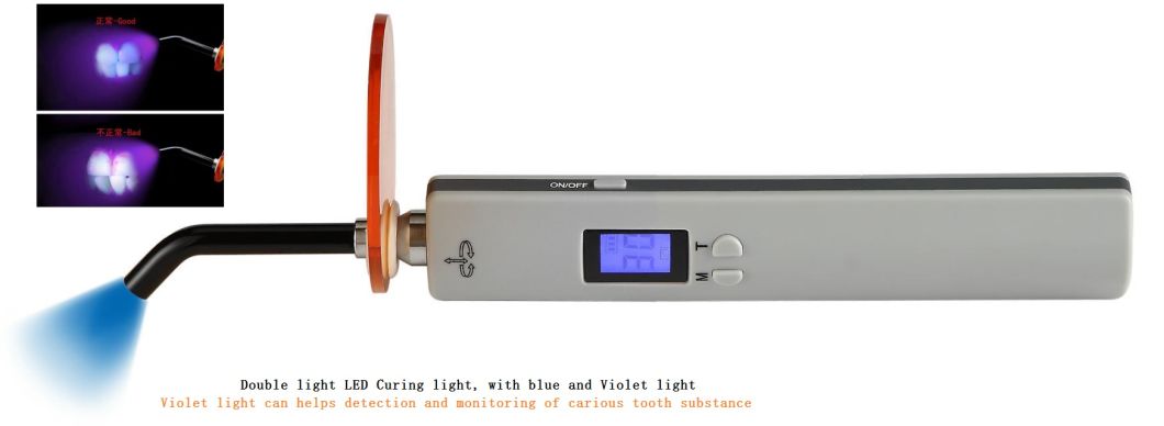 Best Price Dual Color Dental LED Curing Light with CE
