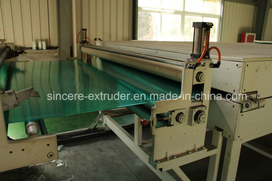 PC/Polycarbonate Multi-Hollow Grid Sheet/Panel Production Extrusion Machinery/Line