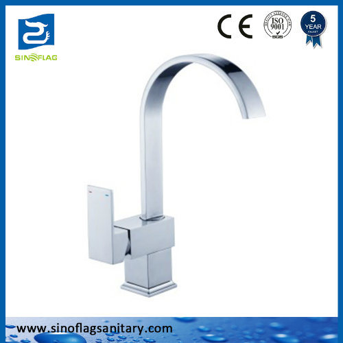 Hot Selling New Design Square Bathroom Kitchen Sink Mixer Tap