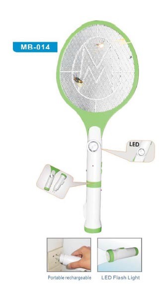 Electrical Mosquito Racket Swatter with Torch