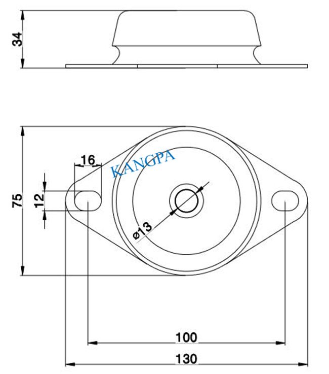 Rubber Engine Shock Absorber for Alternator Pump and Generator Set