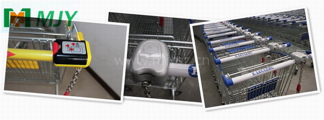 Supermarket Shopping Cart Zinc Plated with Clear Coating Mjy-80ah2