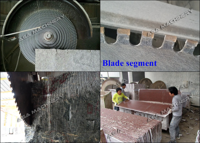Multi Blade Stone Block Cutter Machine for Cutting Granite/Marble (DQ2200/2500/2800)