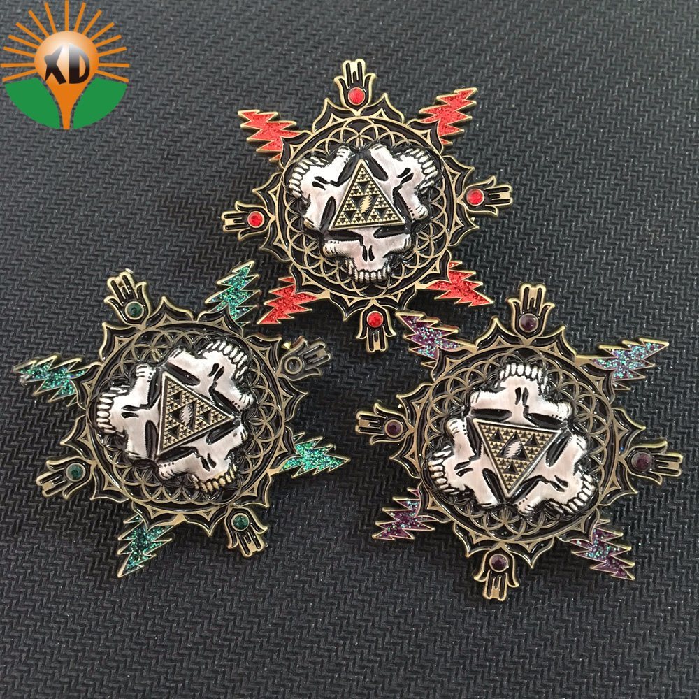 Wholesale Good Quality Metal Craft Soft Badge Antique Emblem Custom Lapel Pin (XDBGS-317)