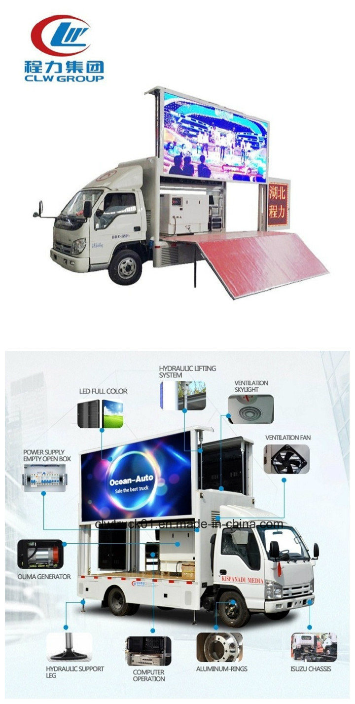 Mobile Roadshow Portable Stage LED Display Advertising Truck