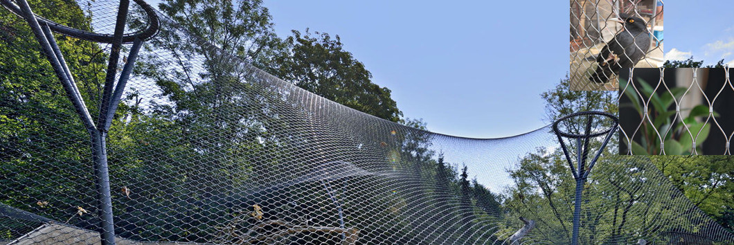 Flexible Stainless Steel Wire Cable Mesh/Rope Mesh for Garden Fence