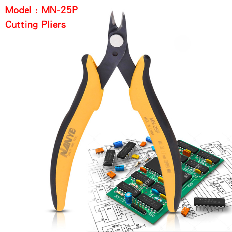 Mn-25p DIY Electrical Cable Wire Stripper Cutters Cutting Side Snips Long Pliers Jewelry Making Hand Tool