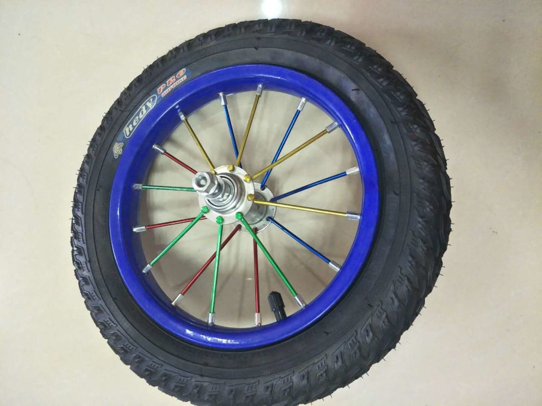 Pneumatic Rubber Tyre 12'' with Inner Tube Bike Rim