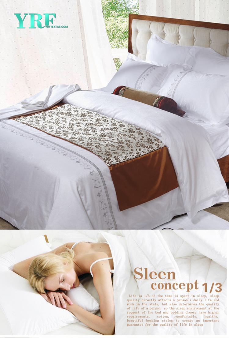 Fitted Knitted Bed Sheets Luxury Jacquard Hotel Used Bedding