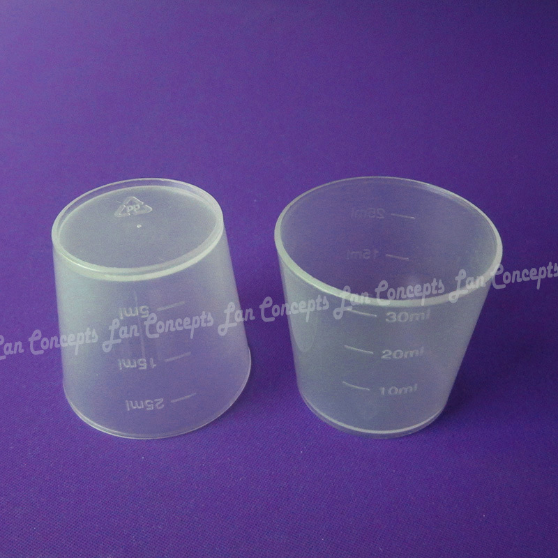 30ml Plastic Measuring Cup Plastic Measure Cup with Scales for Cooking Baking Tool